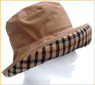 Camel Tweed large Brim Wax