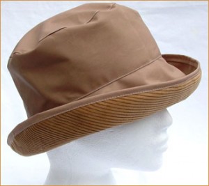 Camel Wax Bucket Hat with Camel Cord