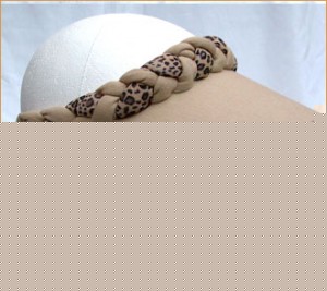 camel -leopard visor