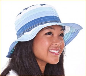 Blue Tones Nantucket UPF50+ Hat