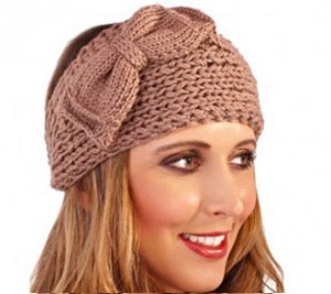 Toffee Acrylic Knitted Headband